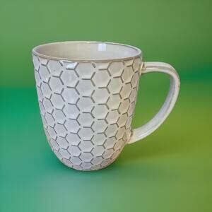 Le Tauci 16oz White Ceramic Coffee Mug Microwave/Dishwasher Safe